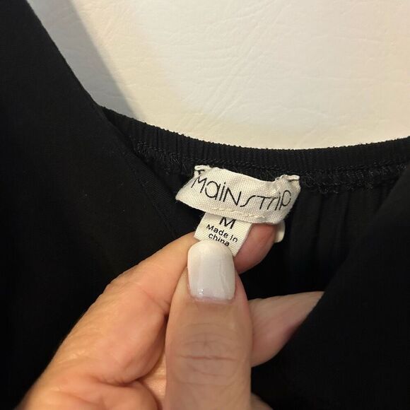 Main strip maxi dress women’s Medium boho babydoll peasant whimsigoth Y2K witchy - Picture 6 of 11